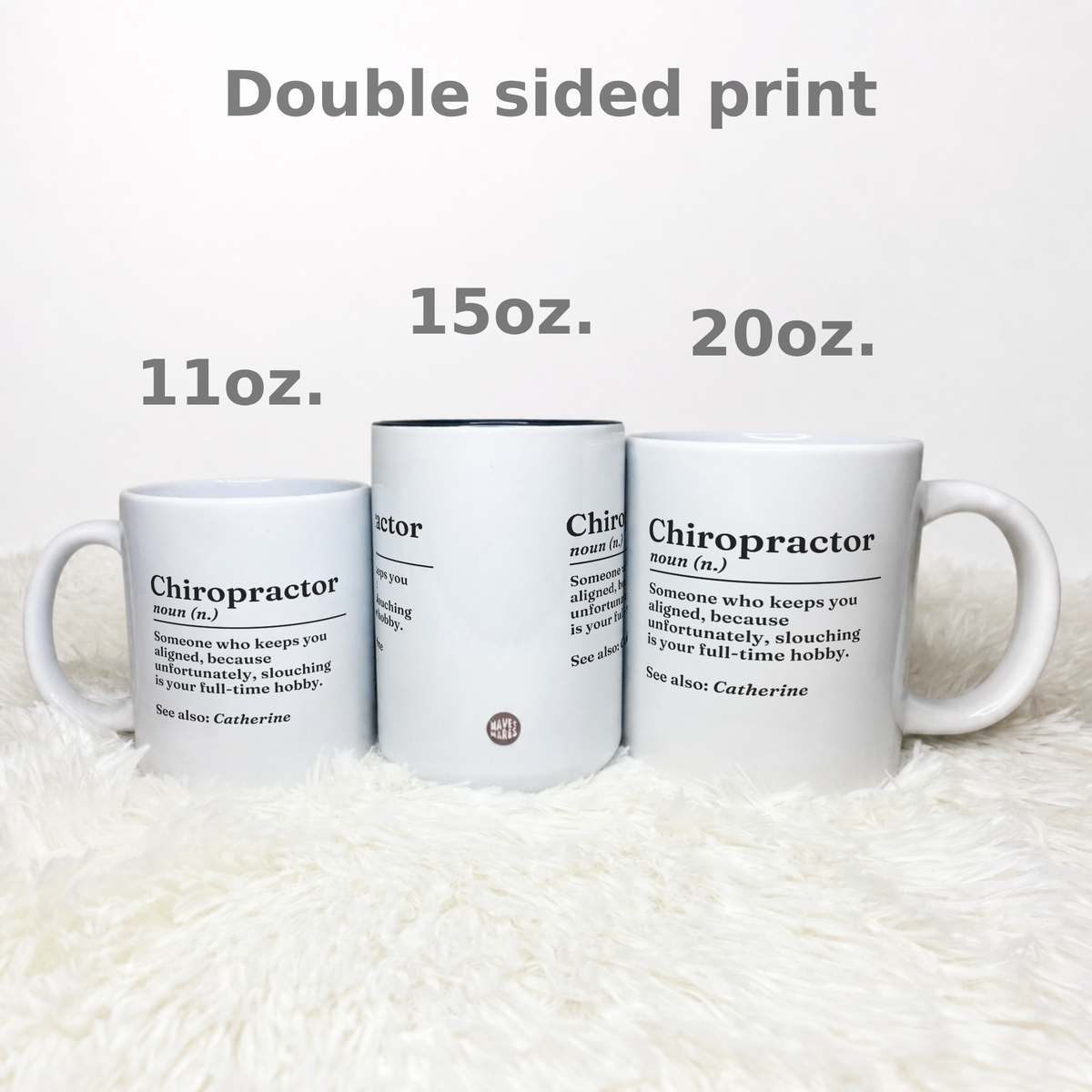 Personalised Funny Chiropractor Definition Mug