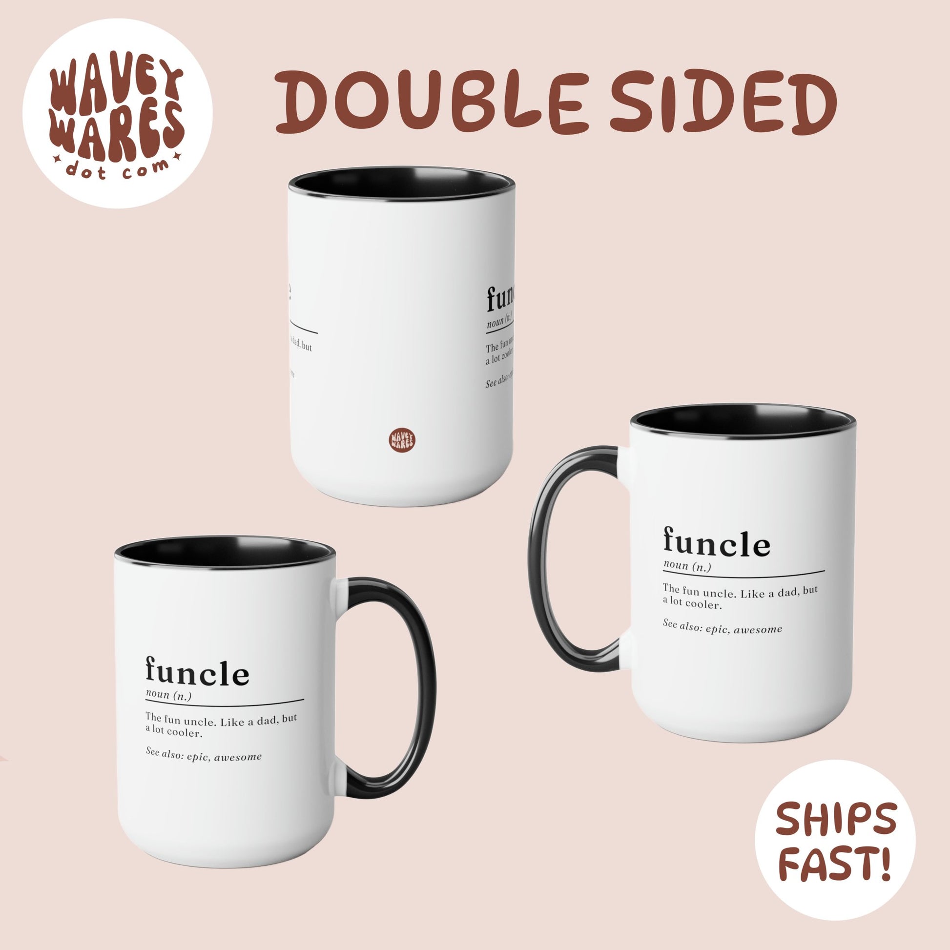 double sided background coffee mug waveywares wavey wares wavywares wavy wares