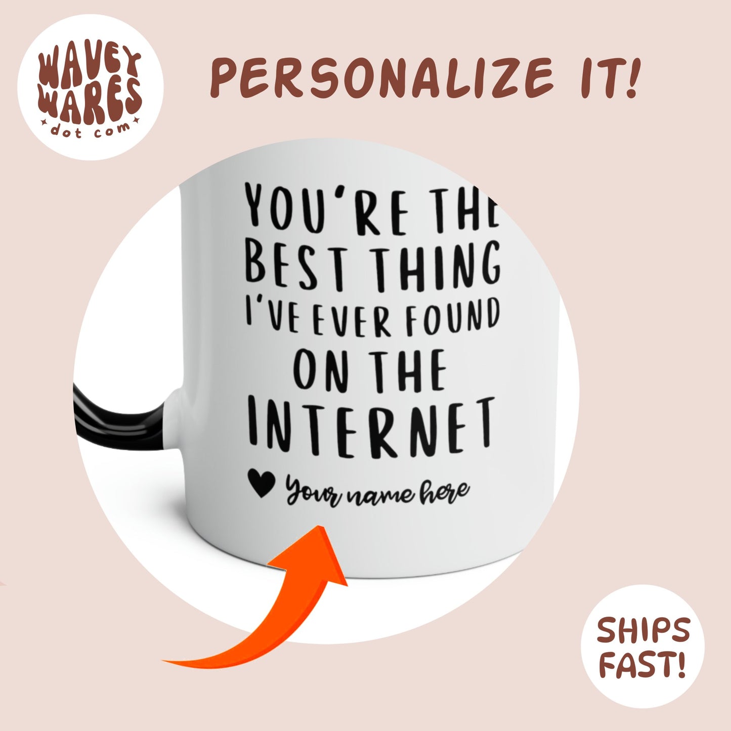personalized coffee mug waveywares